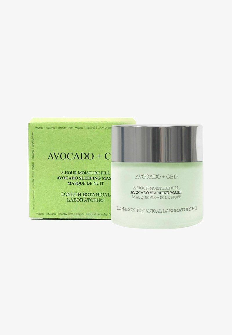 London Botanical Laboratories - AVOCADO + CBD | 8-HOUR MOISTURE FILL AVOCADO SLEEPING MASK 50ML - Face mask - transparent, Enlarge