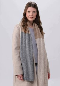 FRAAS BLOCK STRIPES - Schal - grey