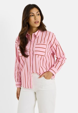 À RAYURES VERTICALES - Blusa - rose