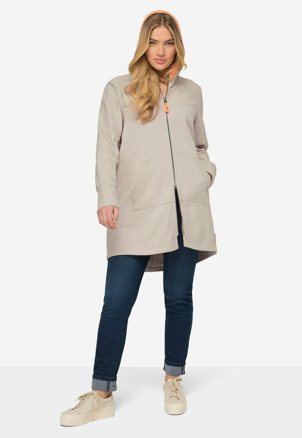 Sweatjacke - gray beige