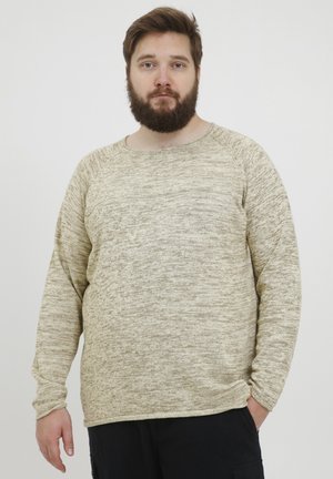 BHDAN BT - Strikkegenser - bone white