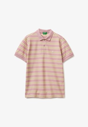 United Colors of Benetton, STRIPED POLO SHIRT.. - Polo - pink