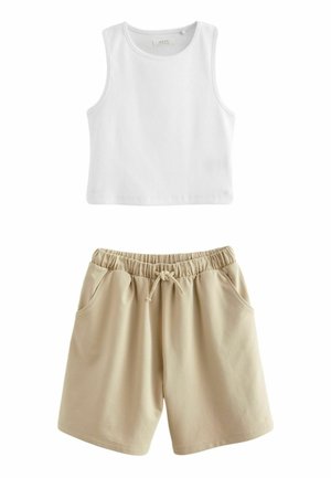 SET - REGULAR FIT - Shorts - neutral white