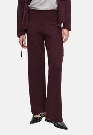 PARFOIS Trousers - burgundy