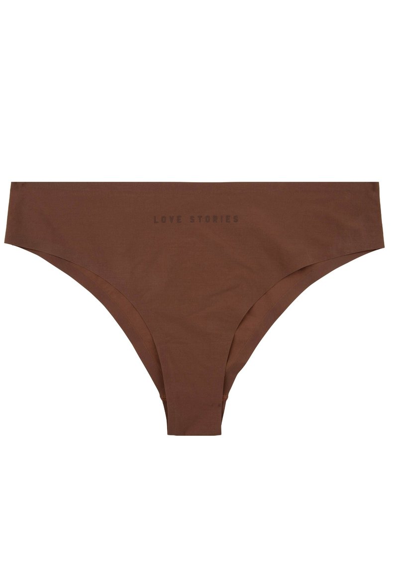 LOVE Stories Slip marron foncé