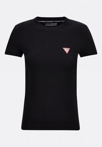 Guess MINI TRIANGLE  - Paprasti marškinėliai - jet black