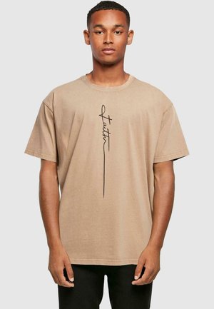 FAITH TEE - T-shirt imprimé - unionbeige