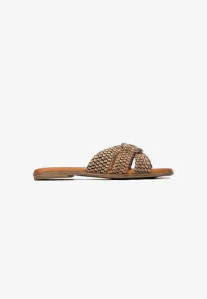 Carmela, SANDALIA DE MUJER PLANO - CAMEL - Sandalias planas - marron