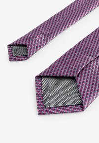 Next PATTERN - Cravate - magenta pink geometric