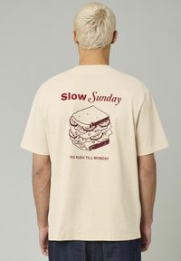 BZB T-shirt imprimé - blanc cassé