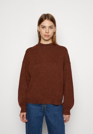 ONLRICA LIFE DROP - Jumper - roasted russet