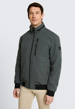 TOM TAILOR TOM TAILOR JACKEN BLOUSON JACKE MIT VERSTAUBARER KAPUZE - Jas - darkest olive