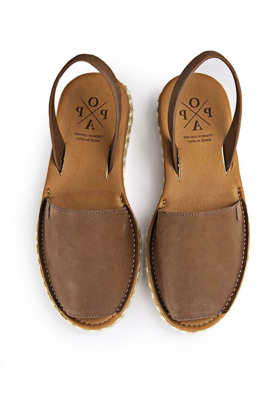 POPA MENORQUINA VILA - Alpargatas - cuero/marrón - Zalando.es