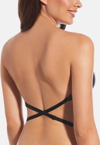 Creaciones Selene IRENE - Sujetador sin tirantes/multiescote - black