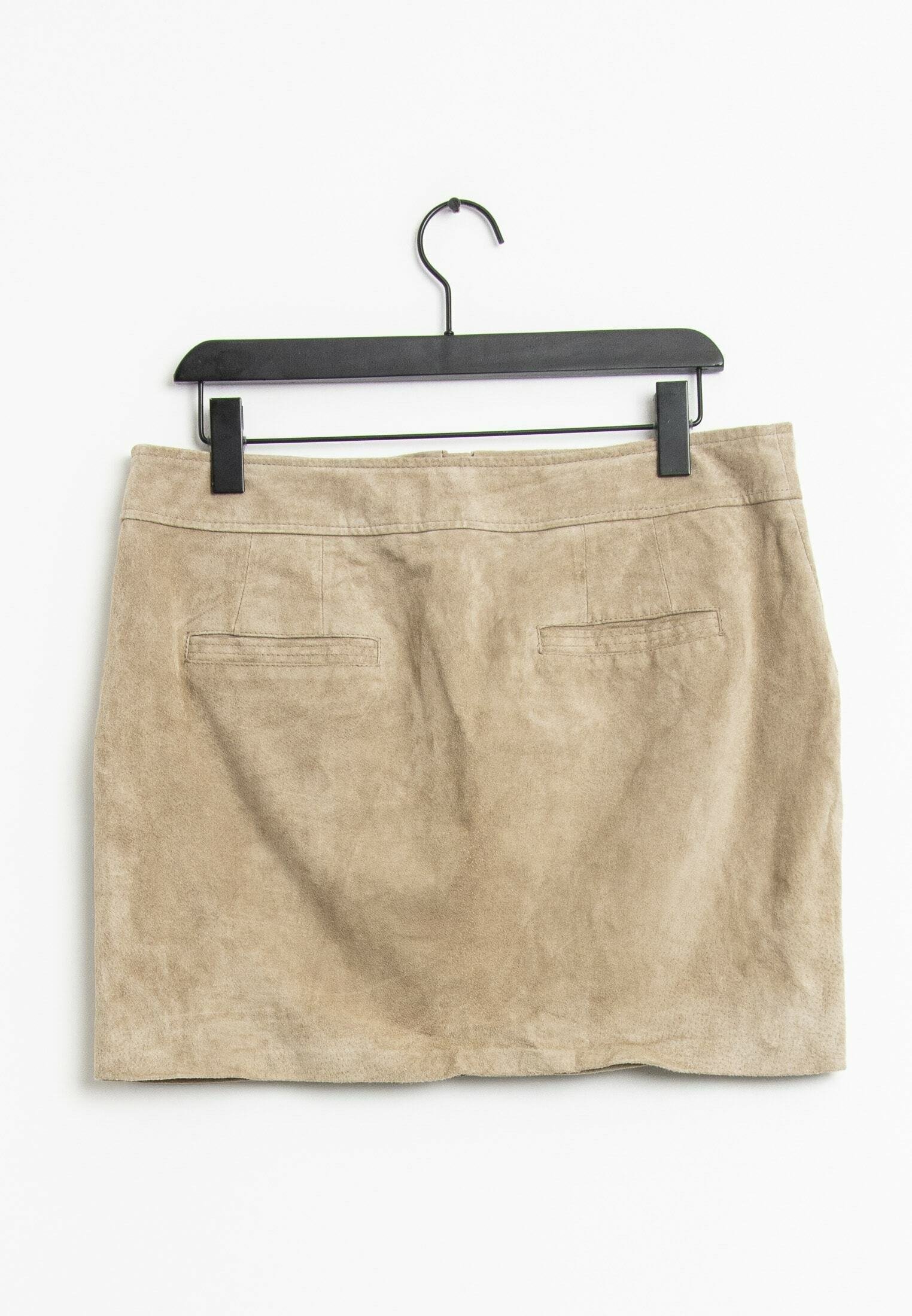 Mango Gonna di pelle - beige - Zalando.it