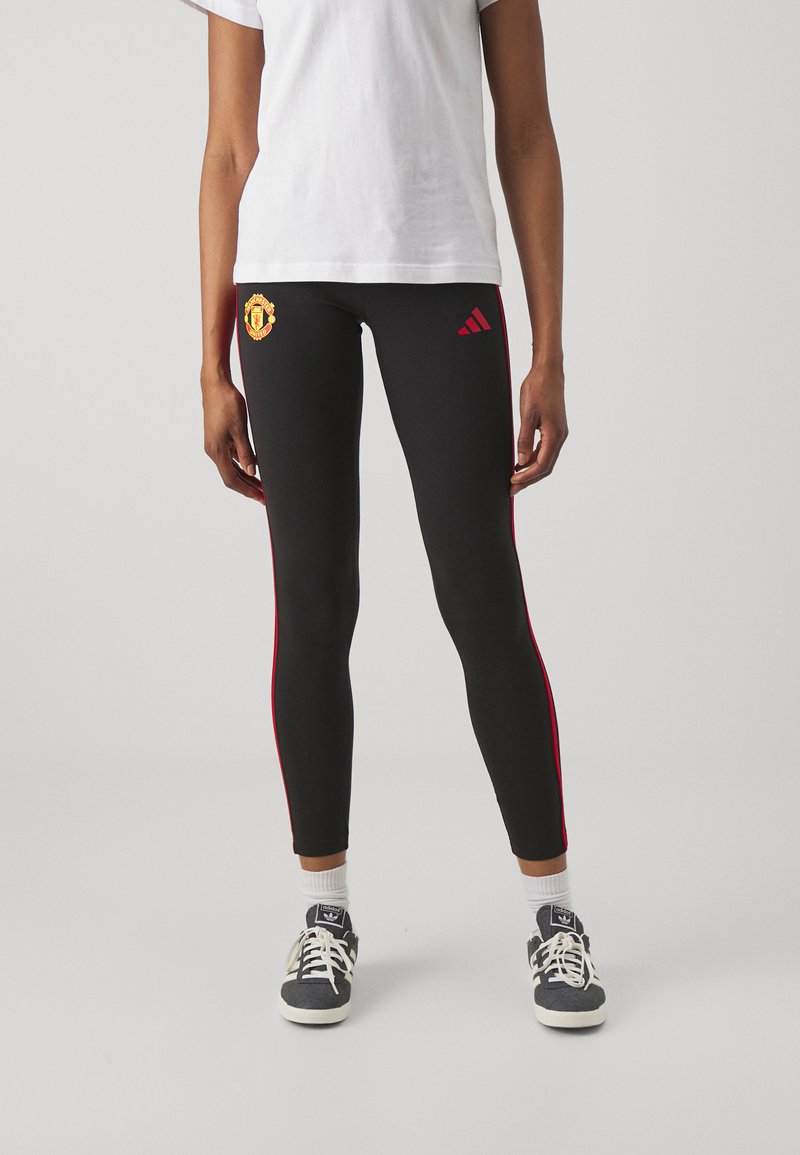 adidas Performance MANCHESTER UNITED WMN TIGHT - Klubové oblečení - black
