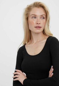 Vero Moda 2-ER STÜCK - Langarmshirt - schwarz