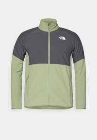 M GLACIER HEAVYWEIGHT FULL ZIP - Jakna od flisa - bark mist/asphalt grey