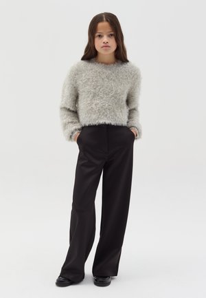 SOLID  - Pantalones - black