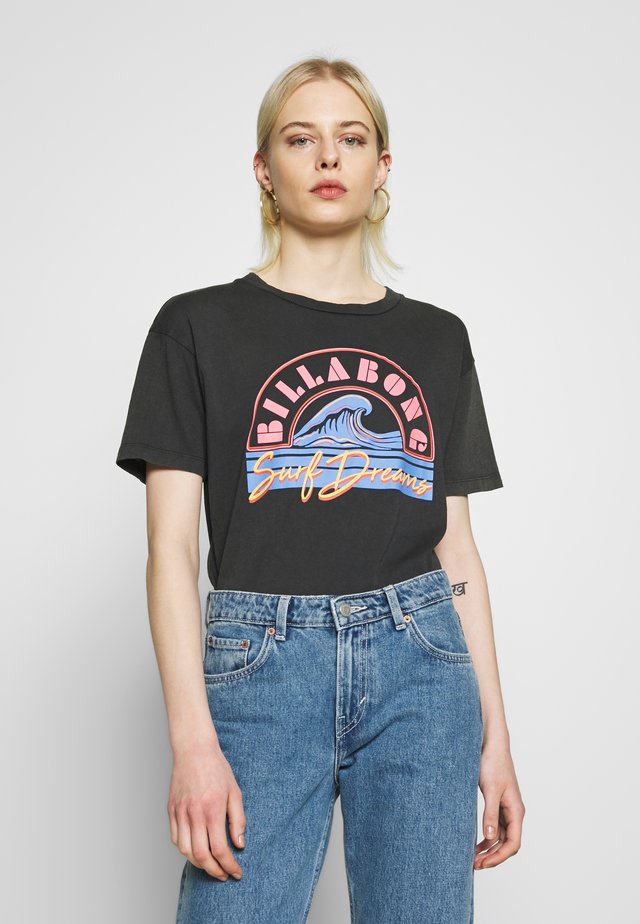 SURF DREAM - Print T-shirt - black