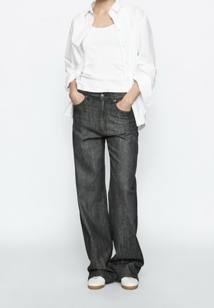 Straight leg jeans - dark grey