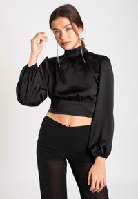 THE-ARE CON ESPALDA ABIERTA - Blusa - negr