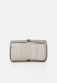 Guess LAUREL SMALL ZIP AROUND - Portafoglio - light blue logo