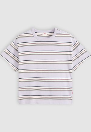 Levi's®, VINTAGE TEE - Lihtne T-särk - vida stripe lavender blue heavyweight jersey