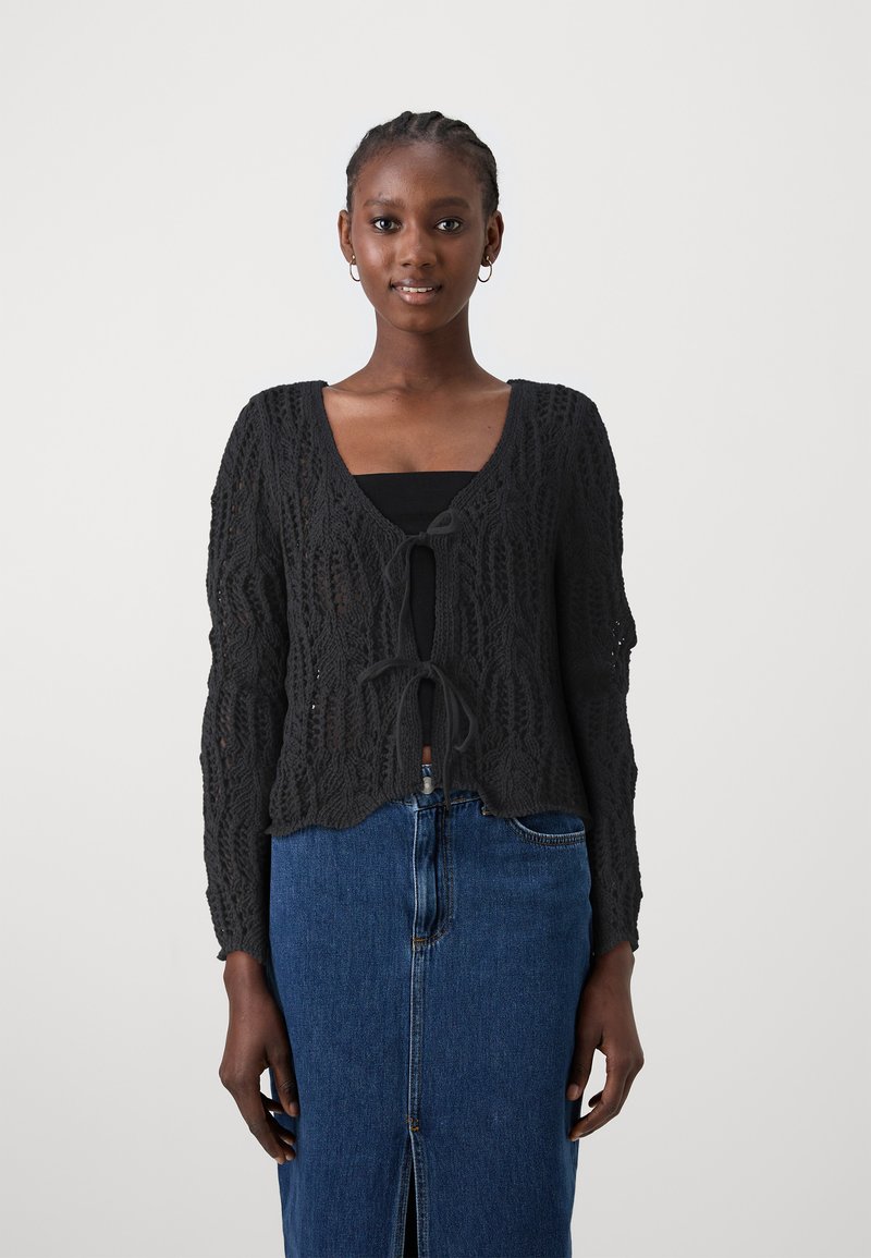 ONLY ONLLIZZY MID CARDIGAN - Kardiganas - black