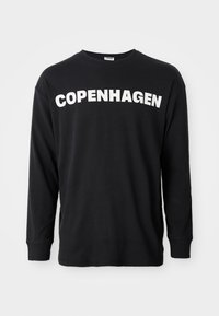 NMMOCCA CREW NECK UNISEX - Topper langermet - black