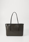 COATED EMBLEM - Handtas - black