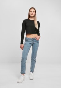 Urban Classics Traperice ravnih nogavica - tinted lightblue washed