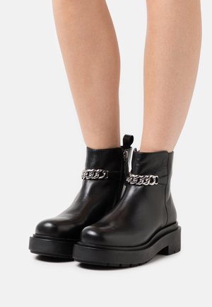 Zign, Bottines de cowboy / motard - black