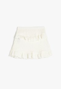 Koton TEXTURED  - Minifalda - white