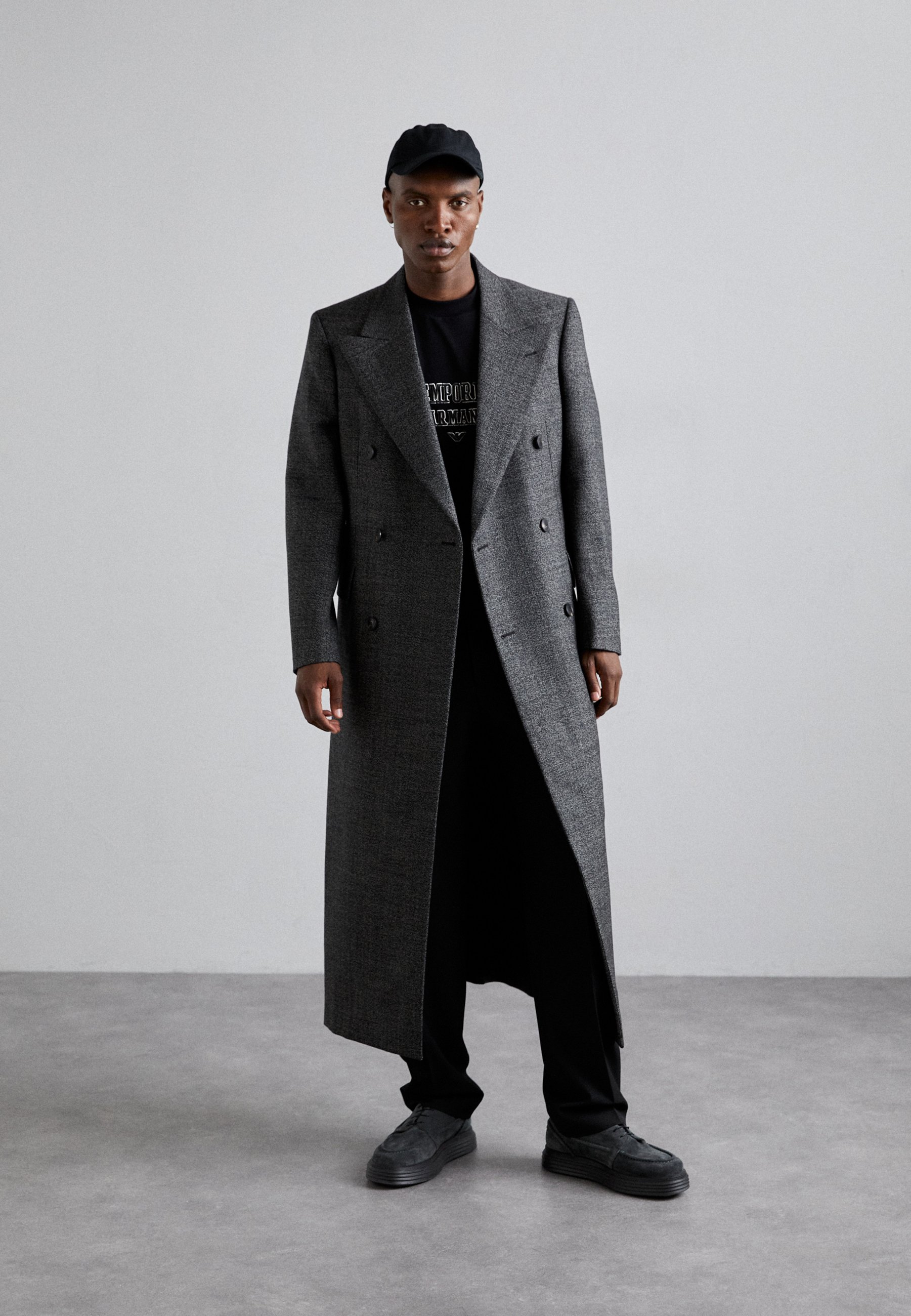 Emporio Armani COAT - Classic coat - dark grey/grey - Zalando