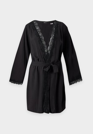 Gina Tricot, LOUNGEWEAR ROBE - Túnica - black