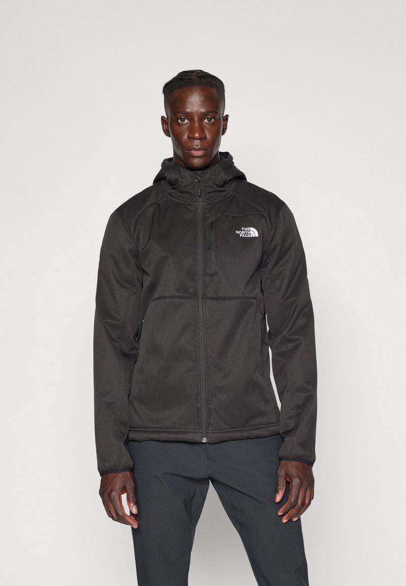 The North Face M QUEST HOODED SOFTSHELL - Softshell jakker - black