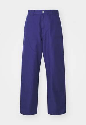 Carhartt WIP BRANDON DOUBLE KNEE PANT - Παντελόνι cargo - aura rinsed