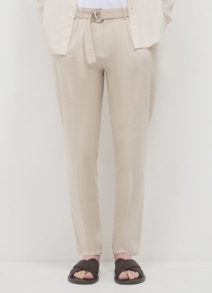 FUSCIACCA - Chino - beige chiaro melange