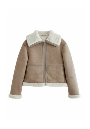 Veste en similicuir - brown
