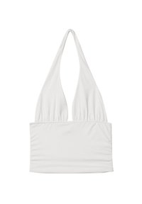 GATHERED HALTER - Toppi - beige