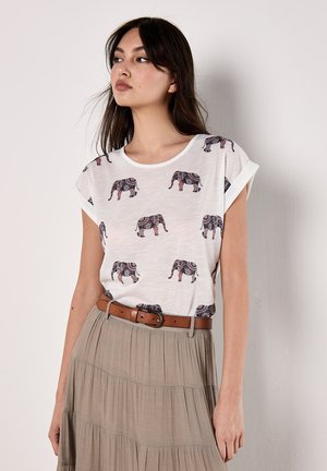 ELEPHANT - Print T-shirt - navy