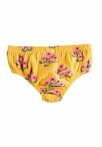 Next 2 PIECE SET - REGULAR FIT - Svetríkové šaty - ochre yellow floral