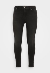 CARKARLA ZIP - Džínsy skinny fit - washed black