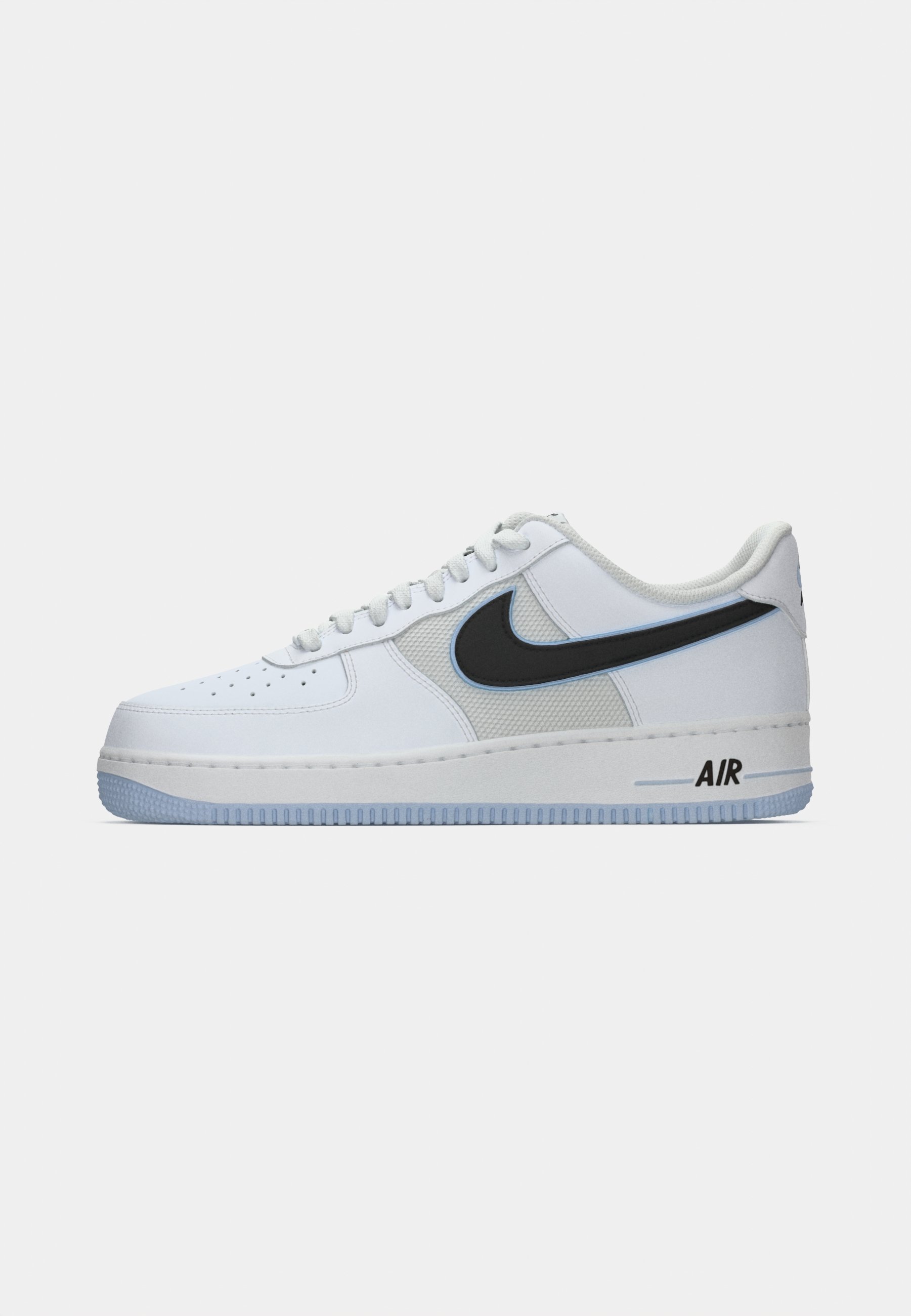 nike air force 1 blue black and white