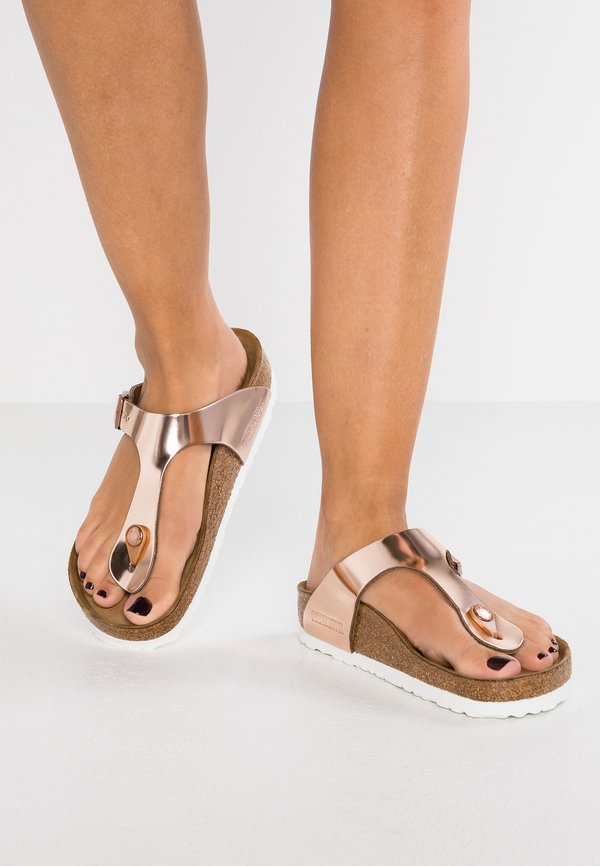 GIZEH REGULAR - Riemensandalette - metallic copper