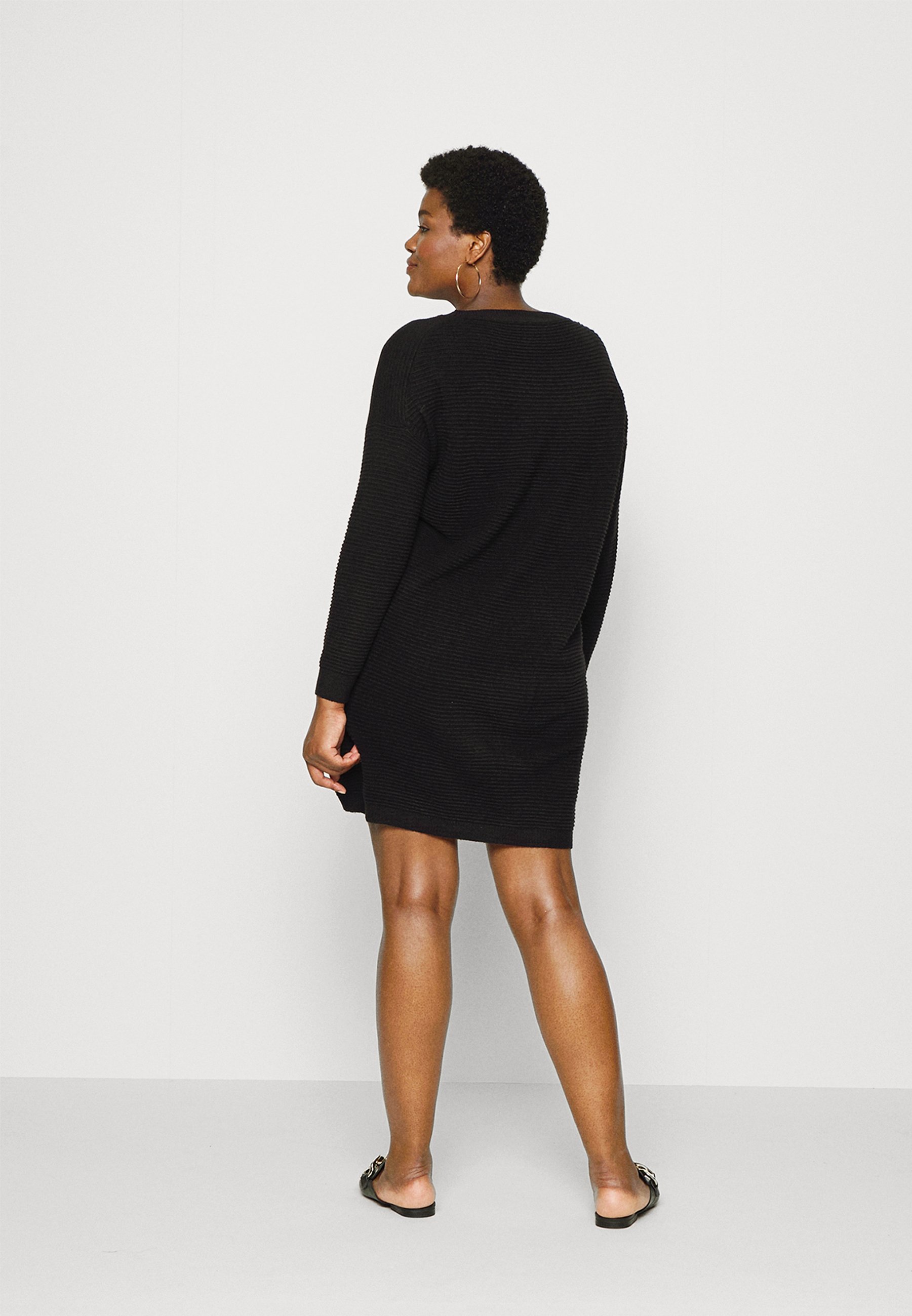 ONLY Carmakoma CARKARIA - Abito in maglia - black/nero - Zalando.it
