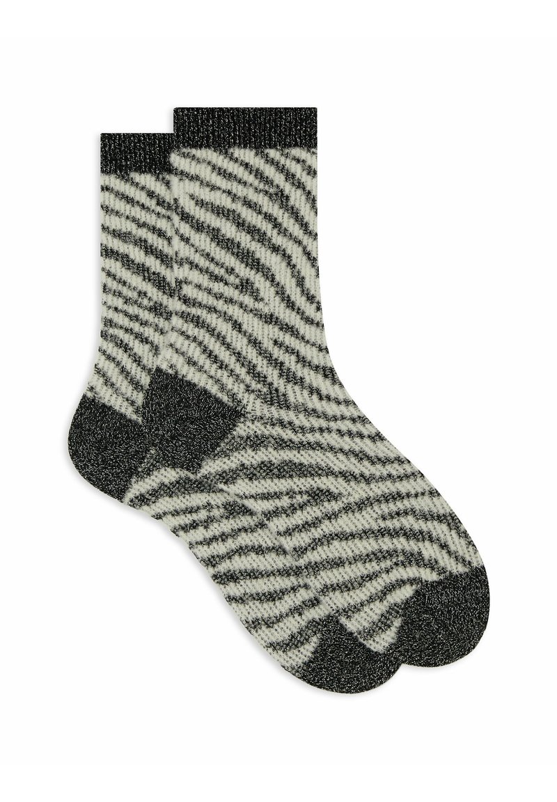 Gallo AND WITH ZEBRA MOTIF - Calze - nero