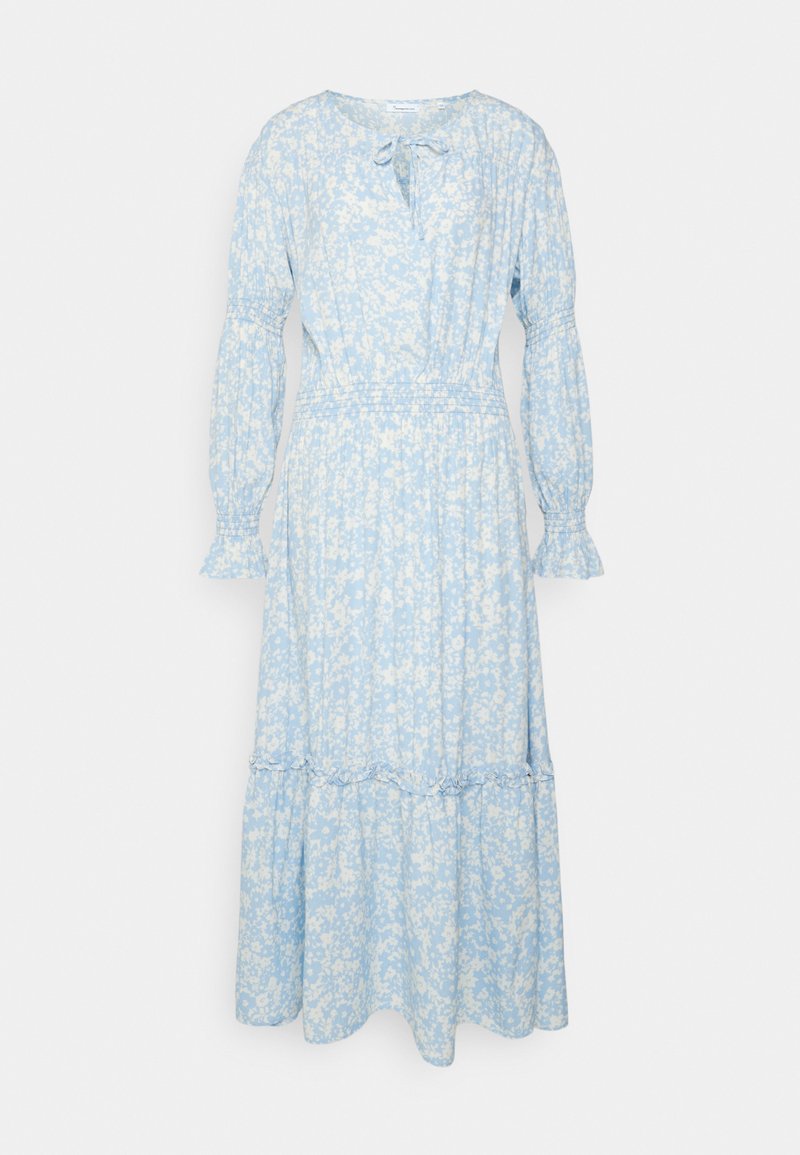 KnowledgeCotton Apparel Maxi-jurk lichtblauw
