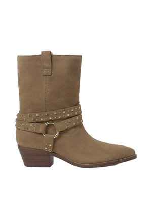 HEBILLA - Cowboy/biker ankle boot - taupe
